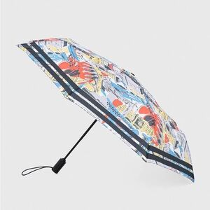 NWT Moschino Openclose City Printed Umbrella